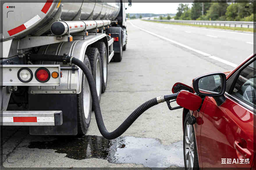 积石山汽车救援送水案例